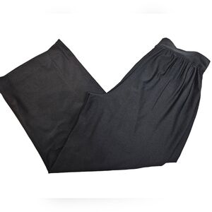 Spanx Black Wide Leg Pants Built-In Shapewear Size XL Women's‎ P45